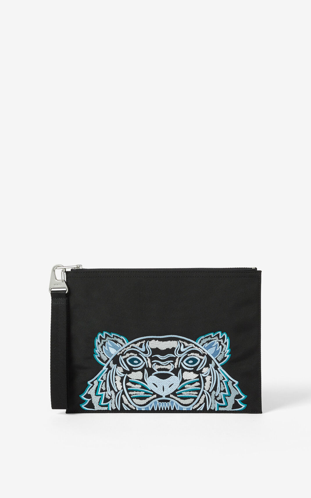 Clutch Kenzo Large Lona Kampus Tiger Hombre Negras - SKU.9260393